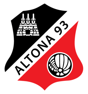 Altona 93 Logo in schwarz weiß rot